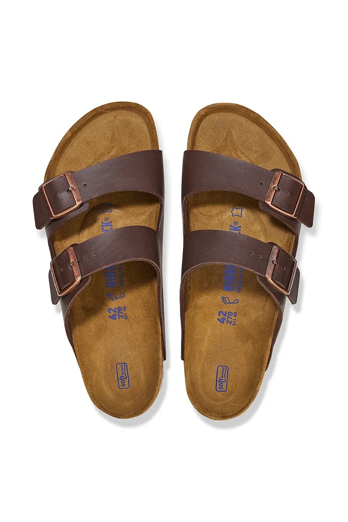 Obuwie Birkenstock klapki Arizona 451161 brązowy