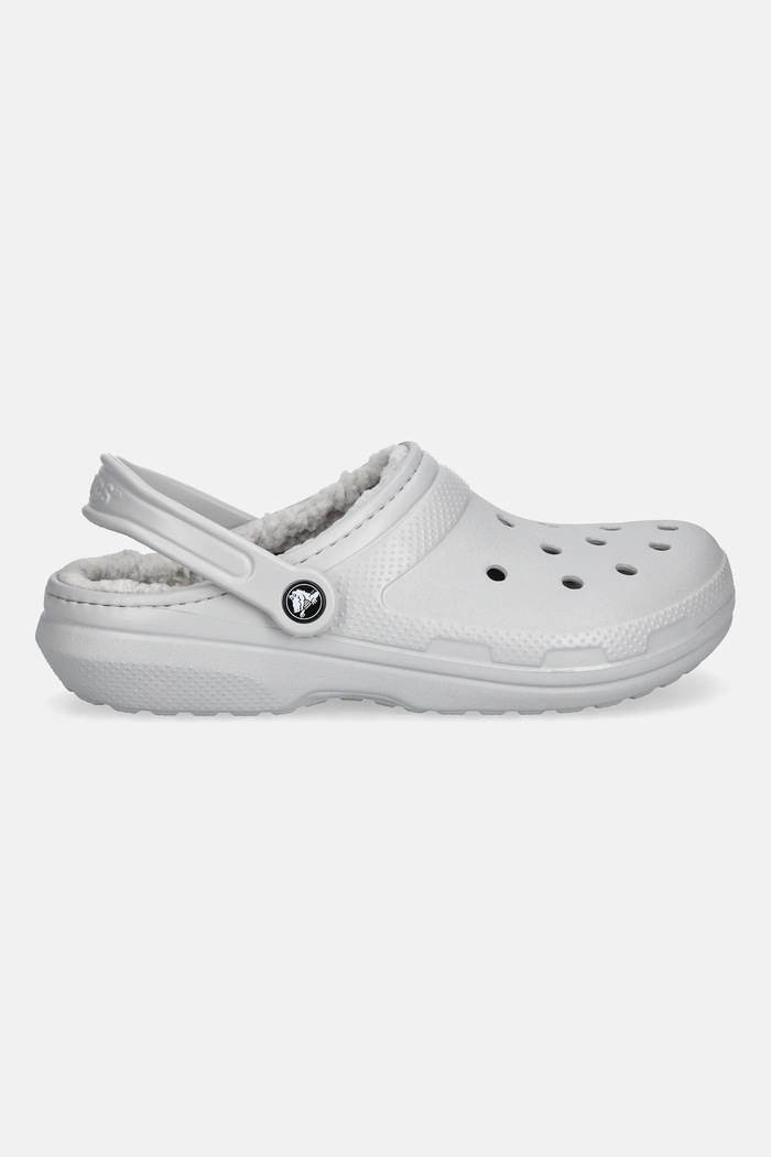Crocs papucs Classic Lined Clog 203591.1FT szürke AW25