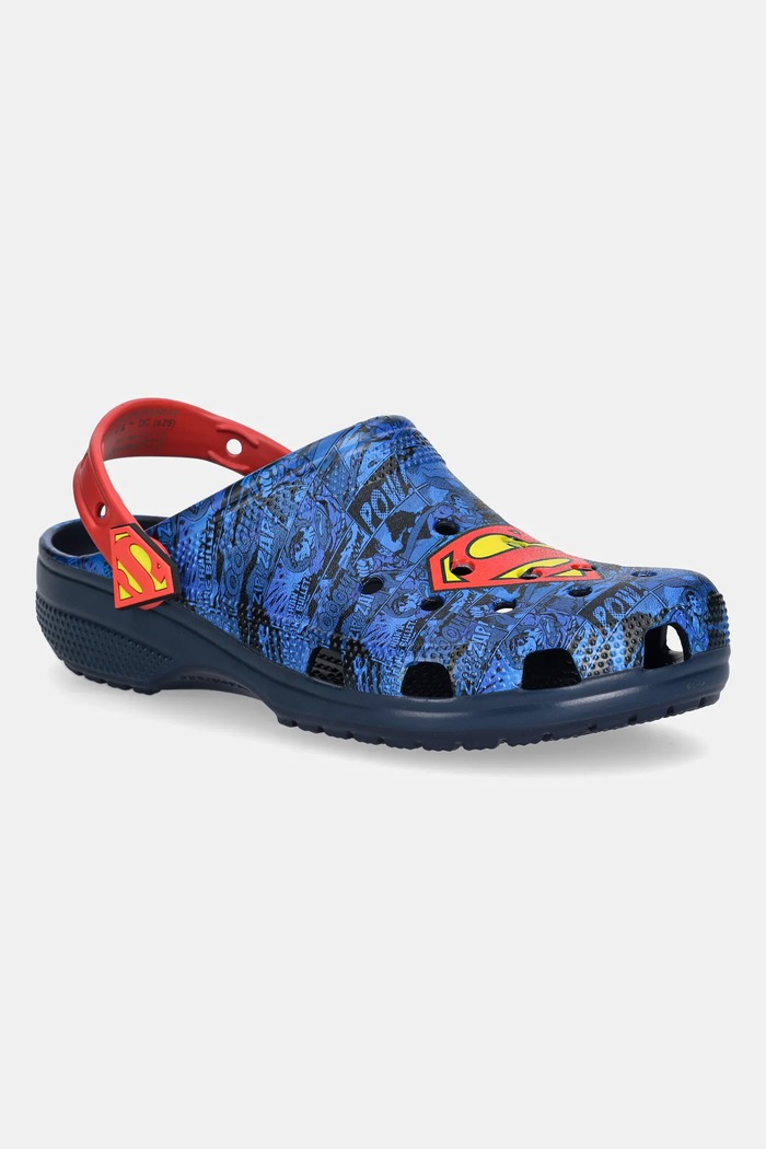 Pantofle Crocs Classic Superman Clog bez podpatku vícebarevná 211131.90H