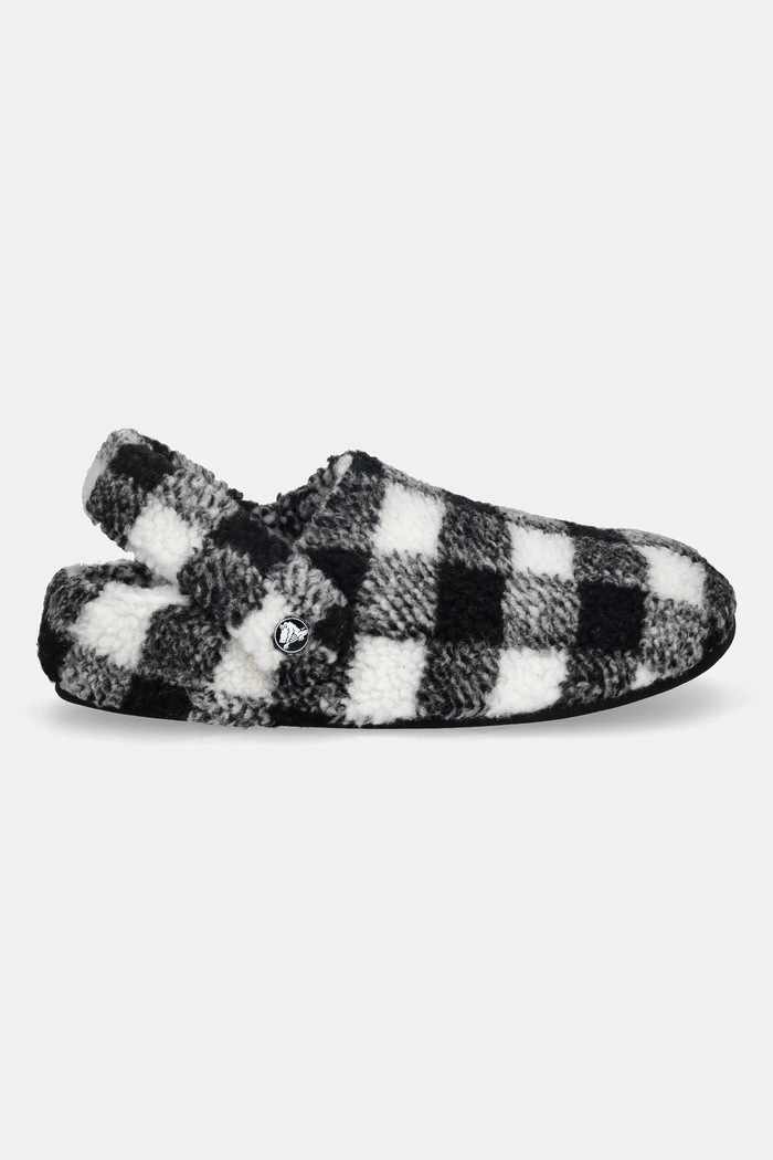 Papuče Crocs Classic Buff Check Cozzzy Slipper 210755.066 čierna AW25