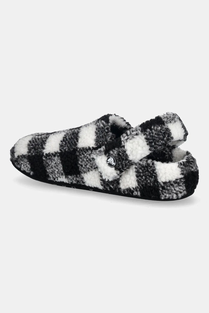 Obuv Papuče Crocs Classic Buff Check Cozzzy Slipper 210755.066 čierna