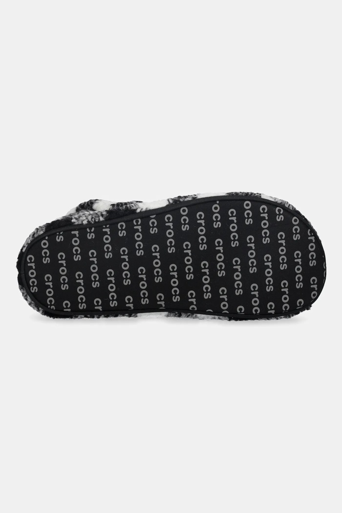 Papuče Crocs Classic Buff Check Cozzzy Slipper 210755.066 čierna