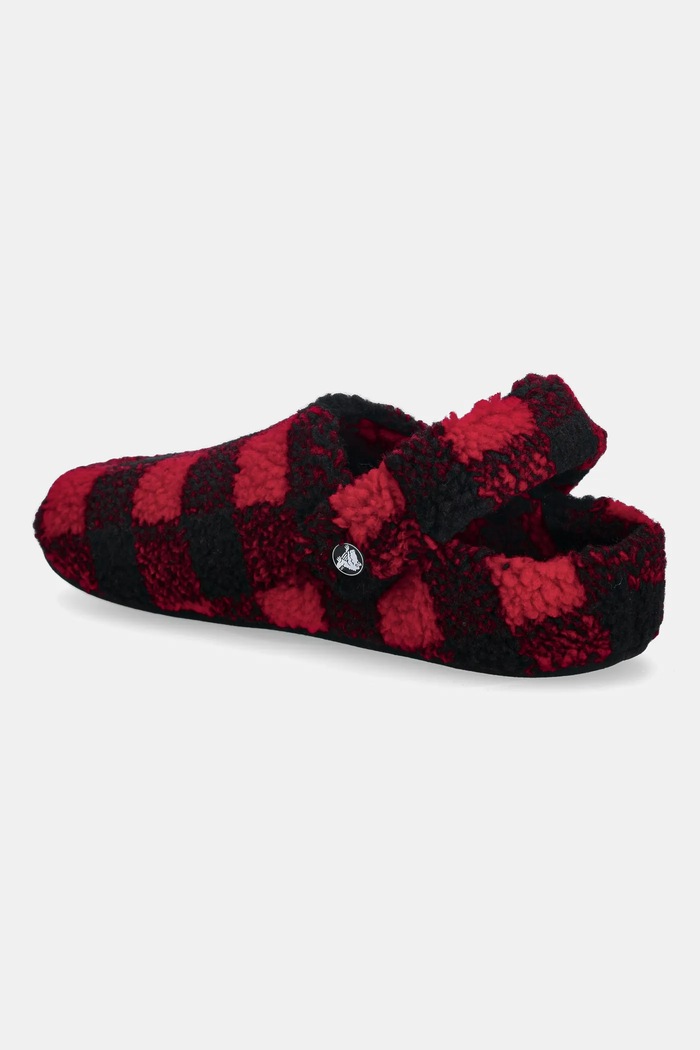 Obuća Kućne papuče Crocs Classic Buff Check Cozzzy Slipper 210755.6WG crvena