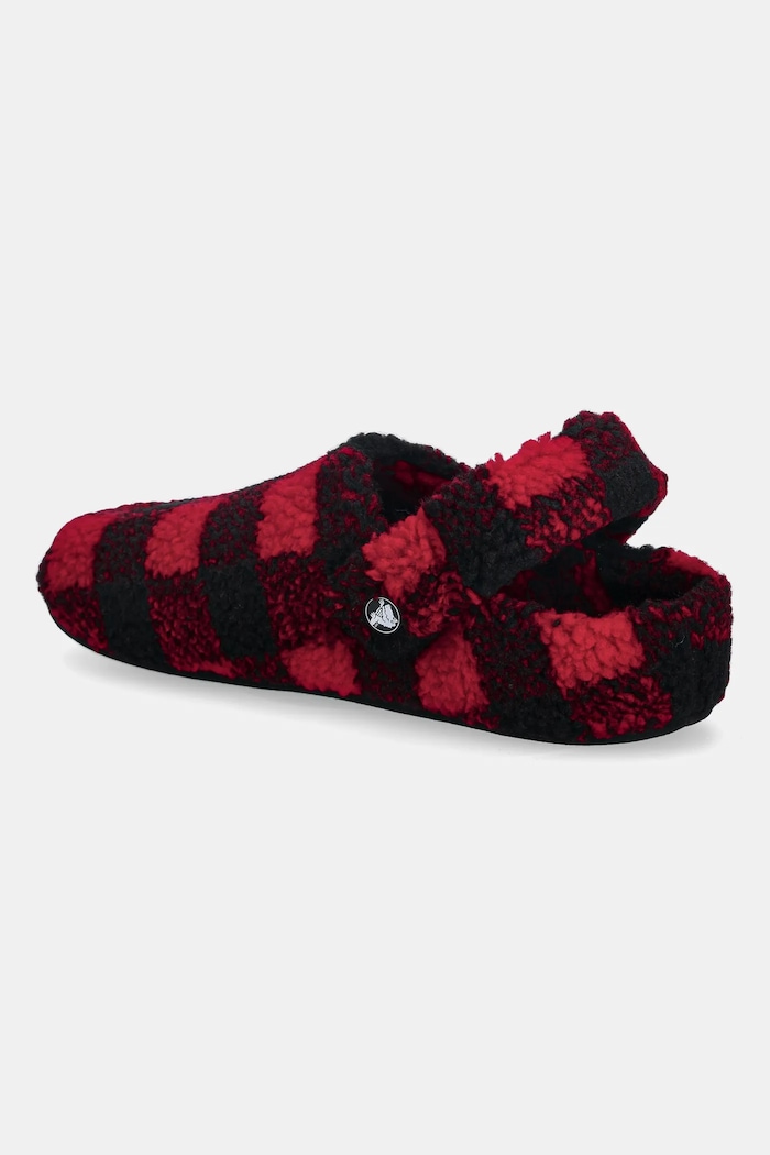 Obuća Kućne papuče Crocs Classic Buff Check Cozzzy Slipper 210755.6WG crvena