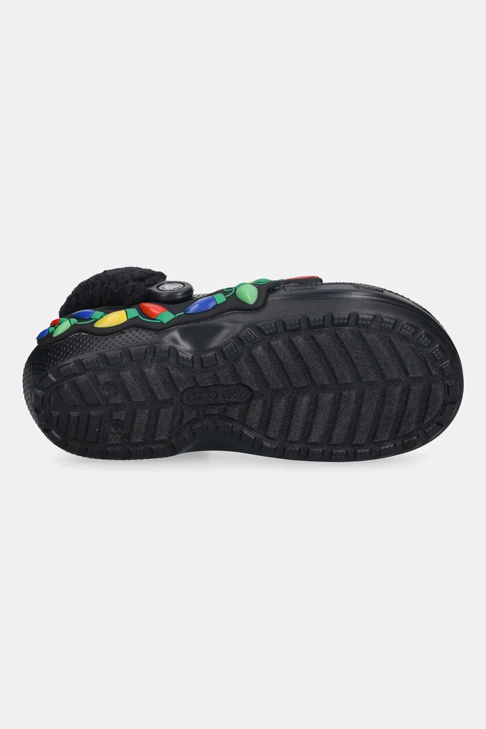 Παντόφλες Crocs Classic Lined Holiday Lights Clog 212054.0C4 μαύρο
