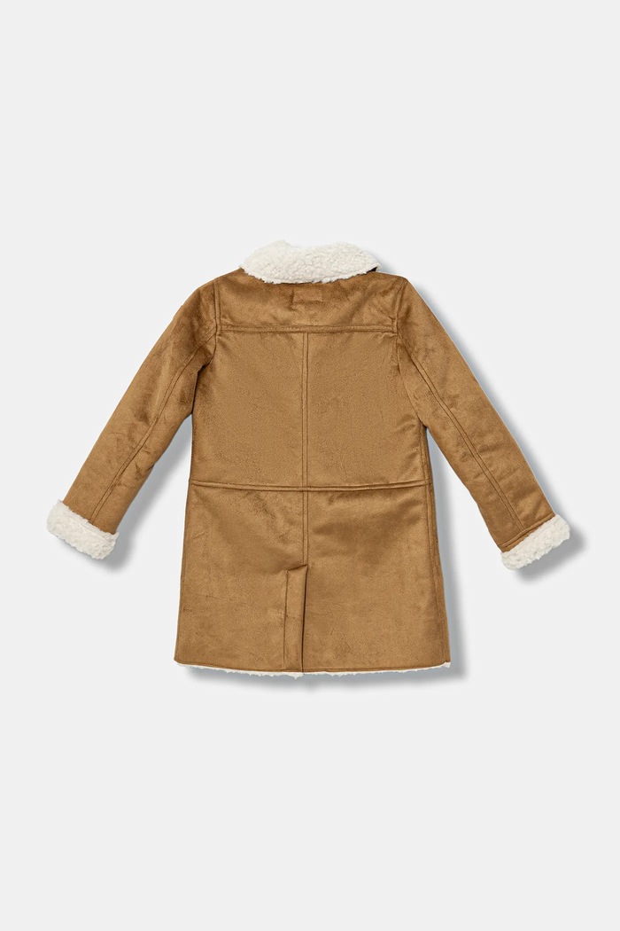 Guess płaszcz dziecięcy L5BL00.WHGN0.9BYA brązowy AW25