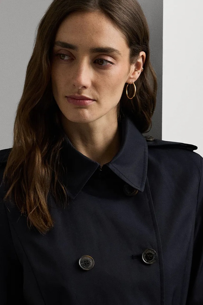 Παλτό Lauren Ralph Lauren σκούρο μπλε 297951255