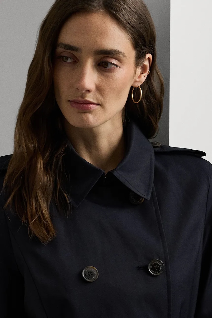 Παλτό Lauren Ralph Lauren σκούρο μπλε 297951255