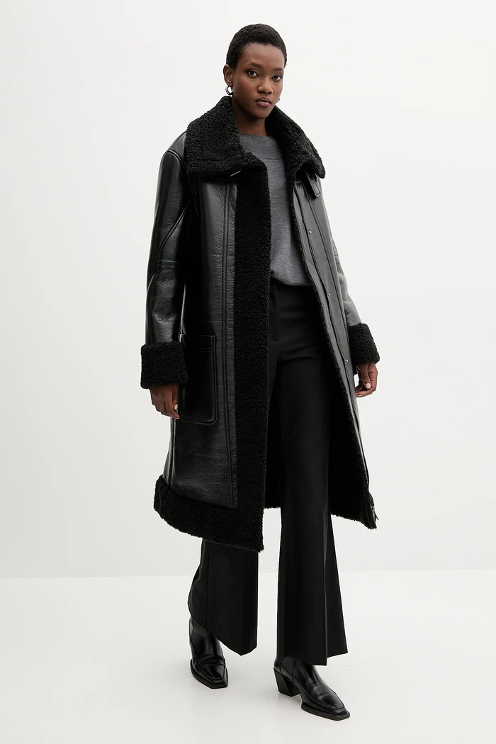Iceberg płaszcz NZ30.6815 czarny AW25