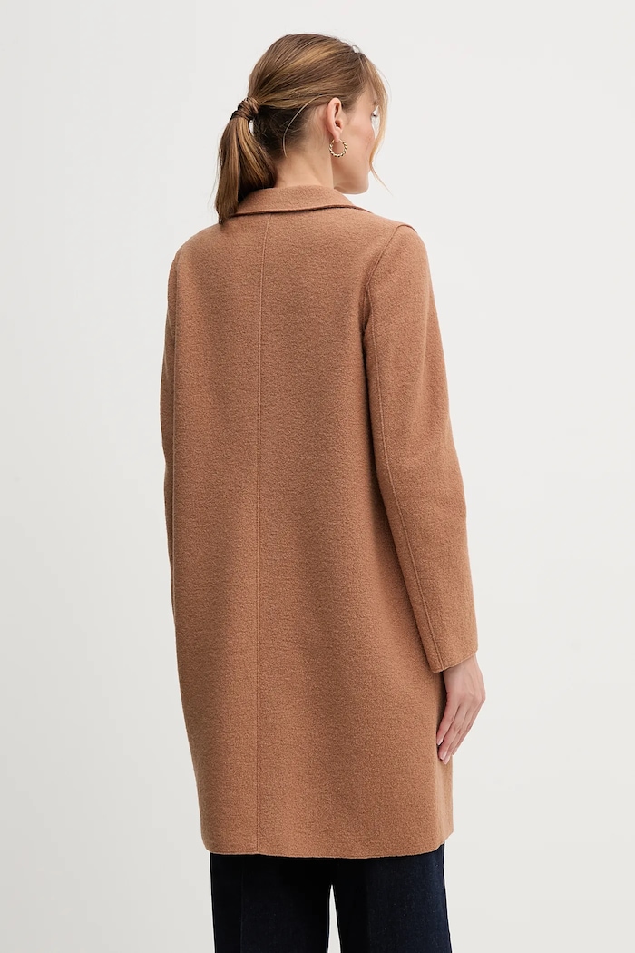 Oblačila Volnen plašč OUI 79918 rjava