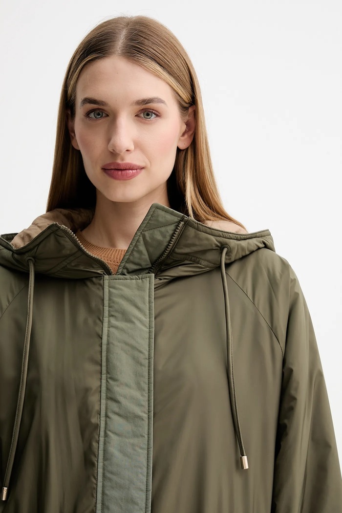 Weekend Max Mara geacă cu două fețe ALCAMO 2525496011600 verde