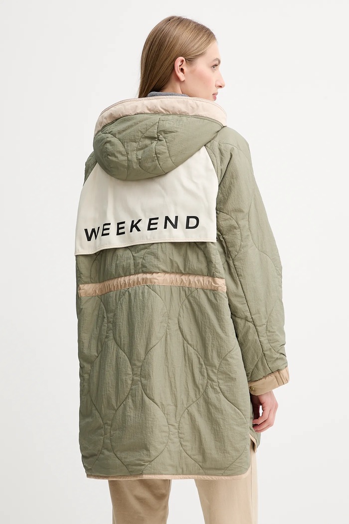 Dvostrana jakna Weekend Max Mara ALCAMO bež 2525496011600
