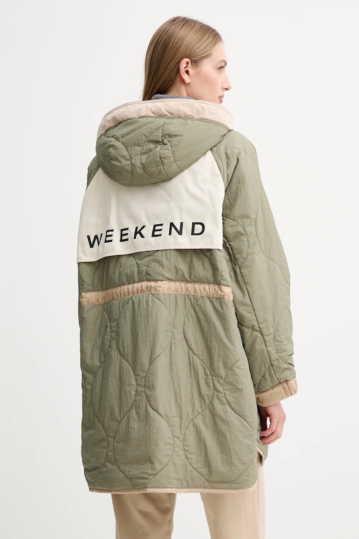 Dvostrana jakna Weekend Max Mara ALCAMO bež 2525496011600