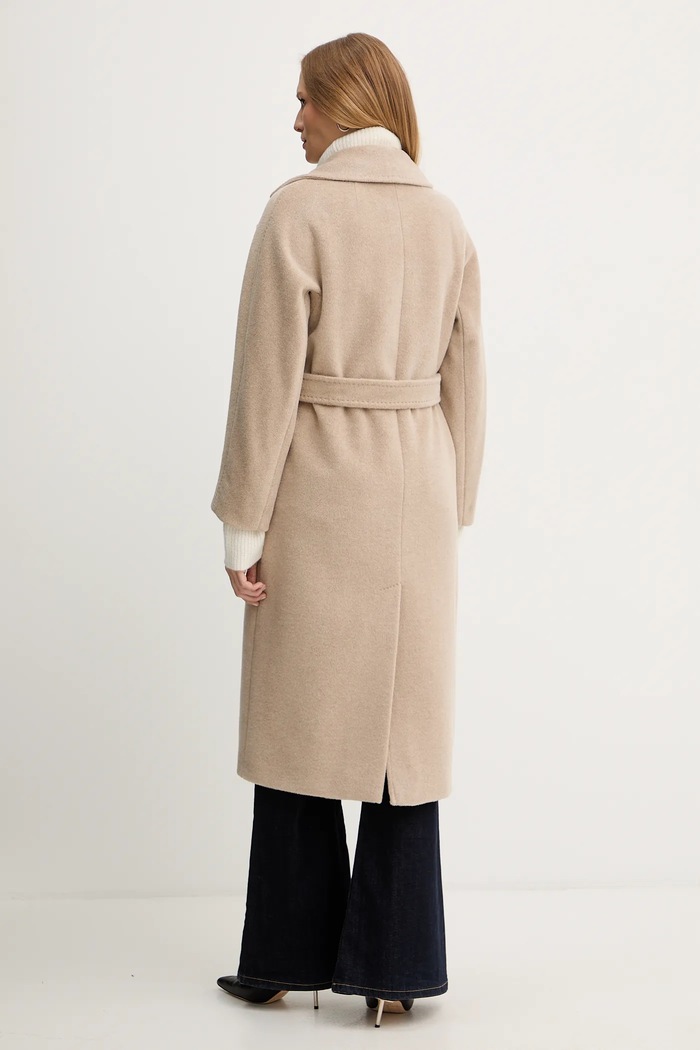 Îmbrăcăminte Weekend Max Mara Haină cu lână TEMPERA 2525016082600 bej
