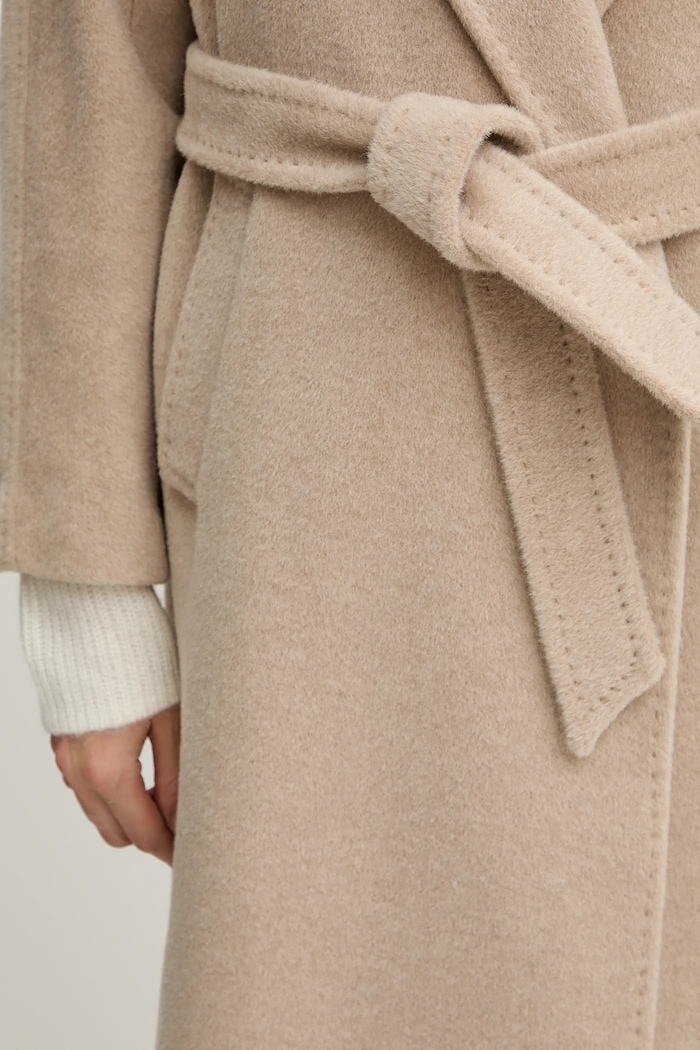 Haină cu lână TEMPERA Weekend Max Mara bej 2525016082600