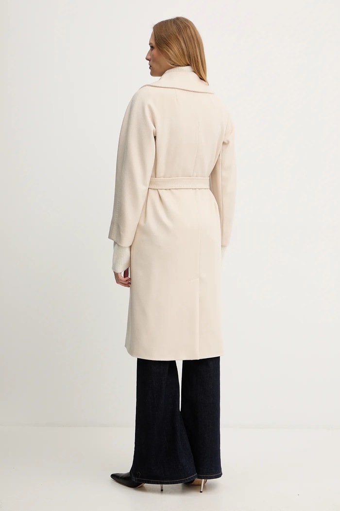 Ρούχα Μάλλινο παλτό Weekend Max Mara RESINA 2525016102600 μπεζ