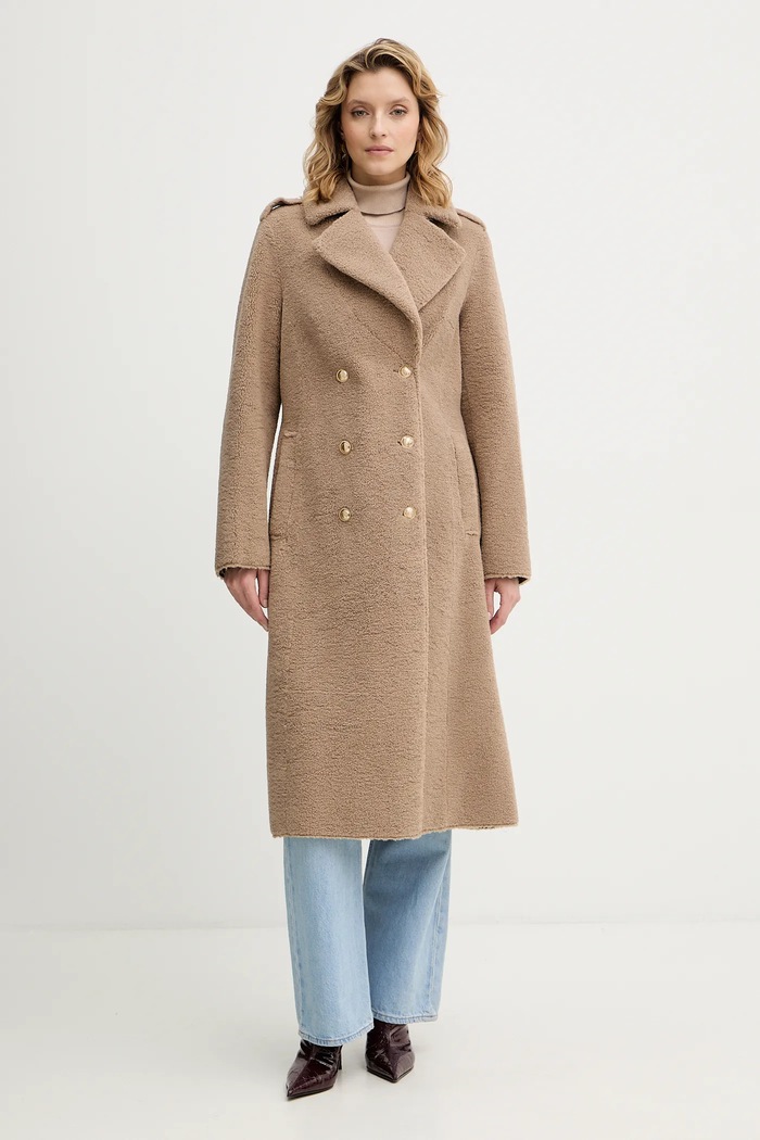 Kabát Guess LAILA nezateplené béžová W5BL62.W4190
