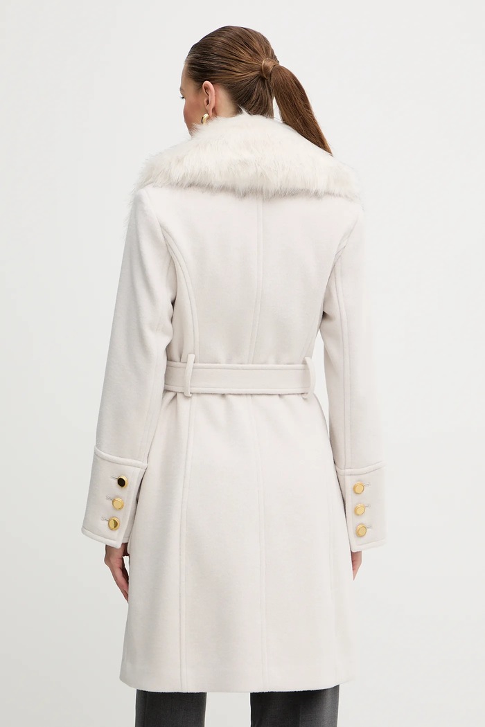 Ρούχα Παλτό με προσθήκη μαλλιού Marciano by Guess ALICE 5BGL26.1799Z μπεζ