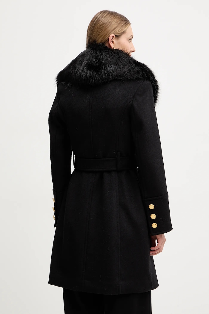 Îmbrăcăminte Marciano by Guess palton din amestec de lână ALICE 5BGL26.1799Z negru