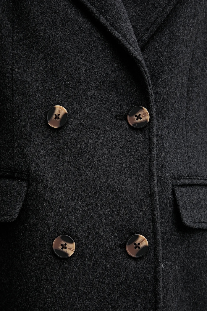 Pepe Jeans haină cu lână PL4024361 gri