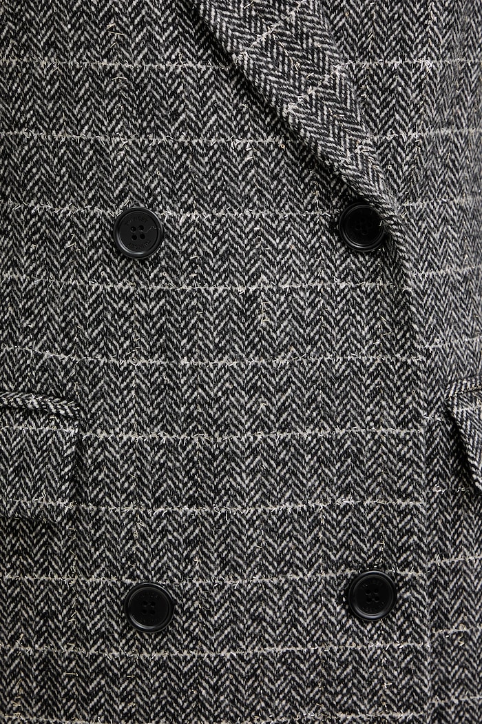 Twinset cappotto con lana 252TT2041 grigio