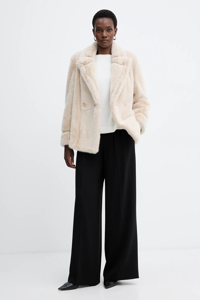 Twinset cappotto 252TT2154 beige AW25