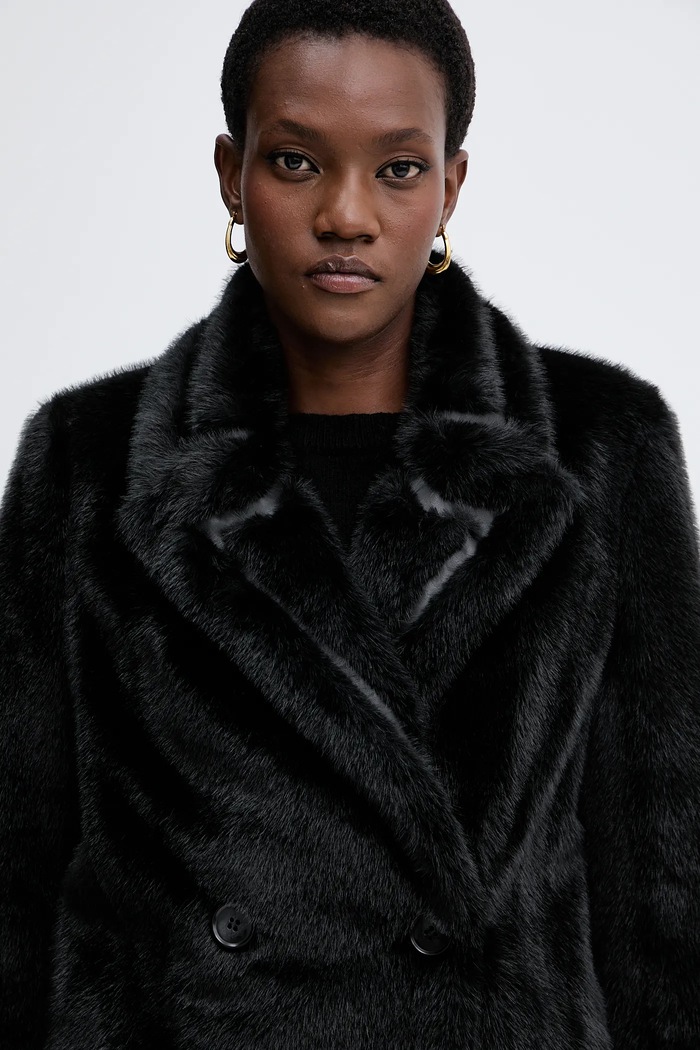 Twinset cappotto nero 252TT2154