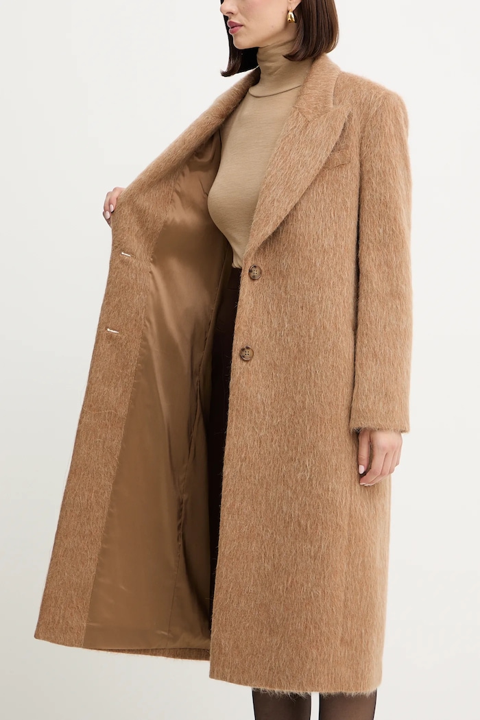 Twinset płaszcz z domieszką wełny 252TT2220
