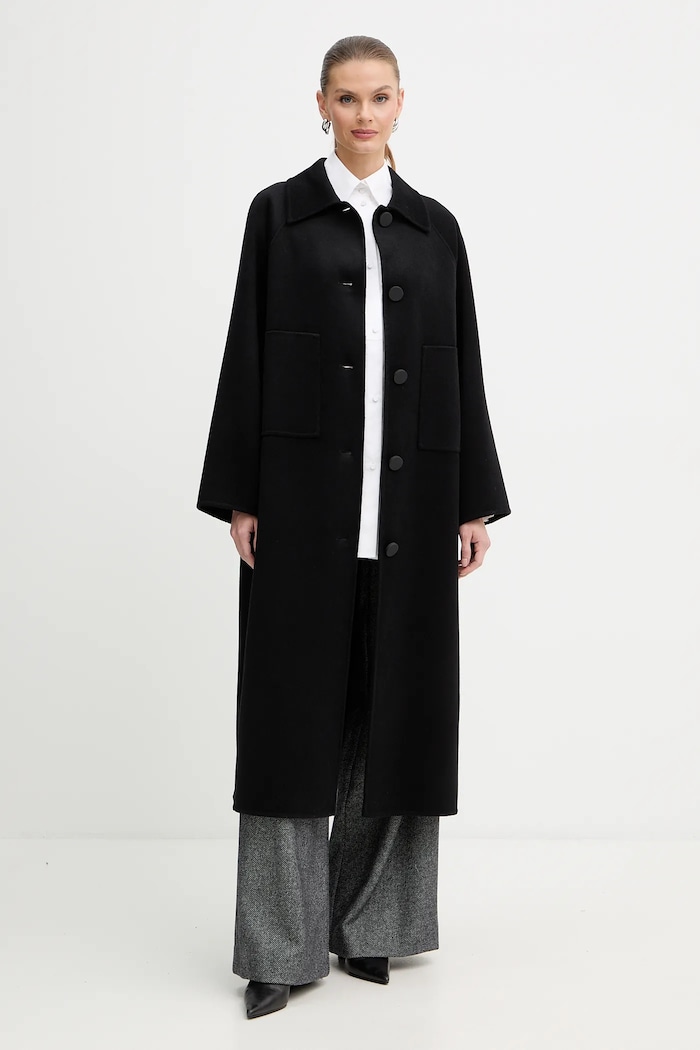 Armani Exchange haină cu lână XW001234.AF16216 negru AW25