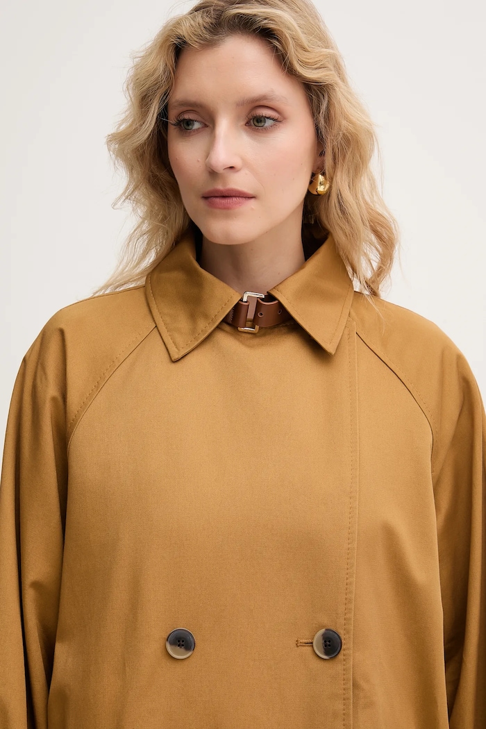 Bavlnený trenčkot MAX&Co. 2526086091200 žltá
