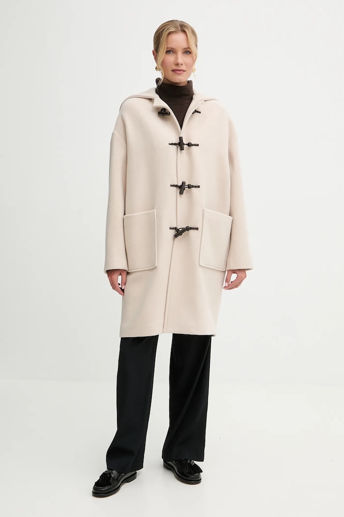 Max&Co. Haină din amestec de lână 2526086124200 bej AW25