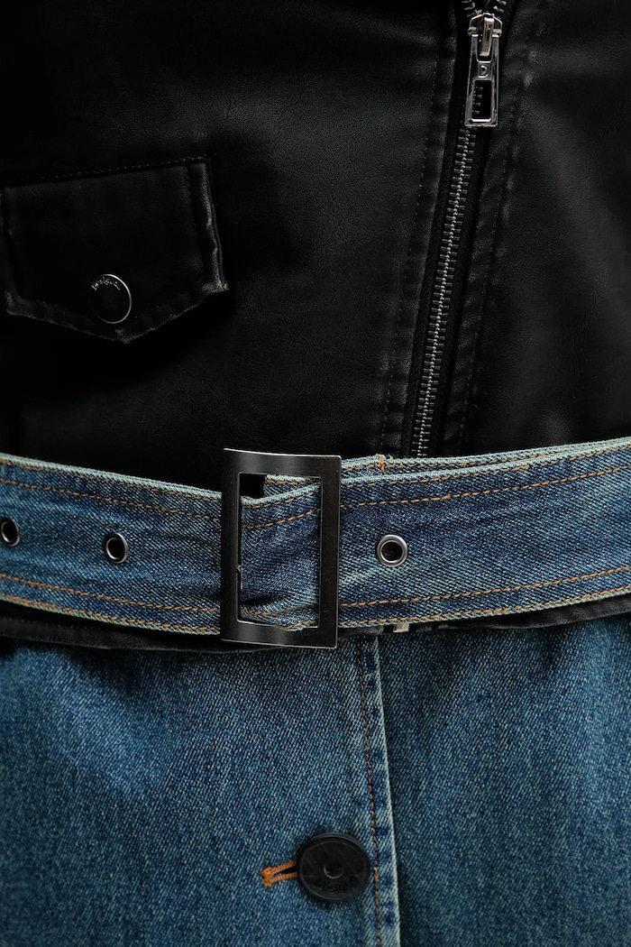 Rifľový kabát Desigual DENIMBIK 25WWEW52