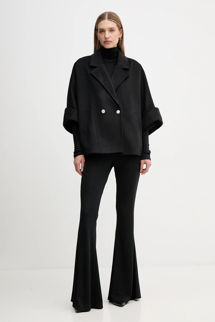 Gaudi cappotto 521FD35015 nero AW25