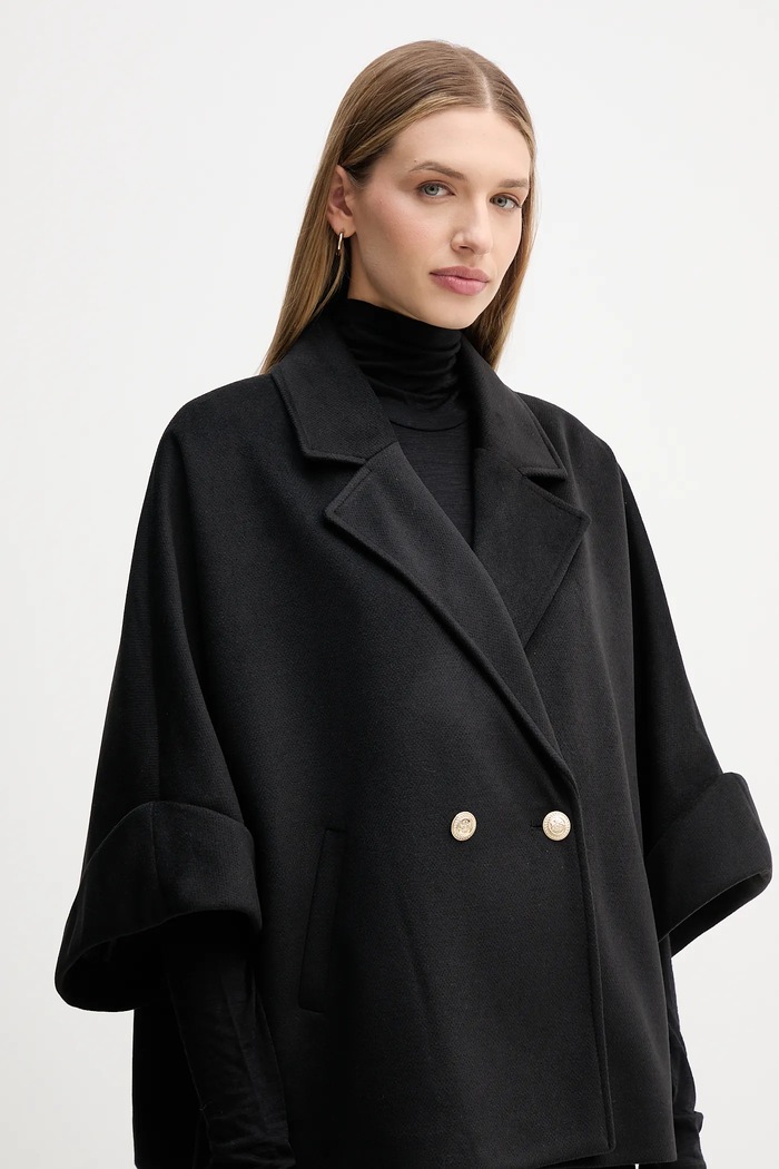 Gaudi cappotto nero 521FD35015