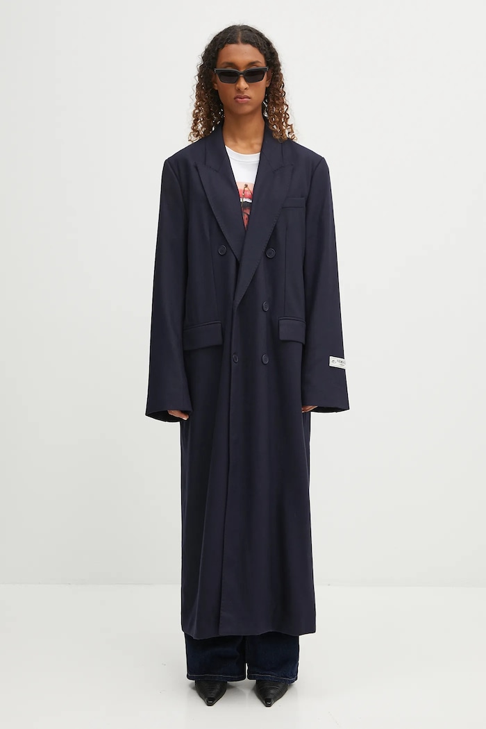 Vuneni kaput Fiorucci Light Wool Maxi W02FPOCO382WO01BL05
