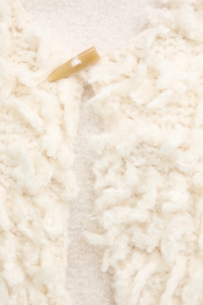 Forte Forte cardigan din amestec de lână 14452.mycoat bej