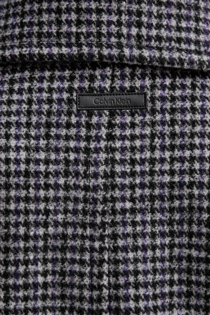 Палто с вълна Calvin Klein LV044D531G сив
