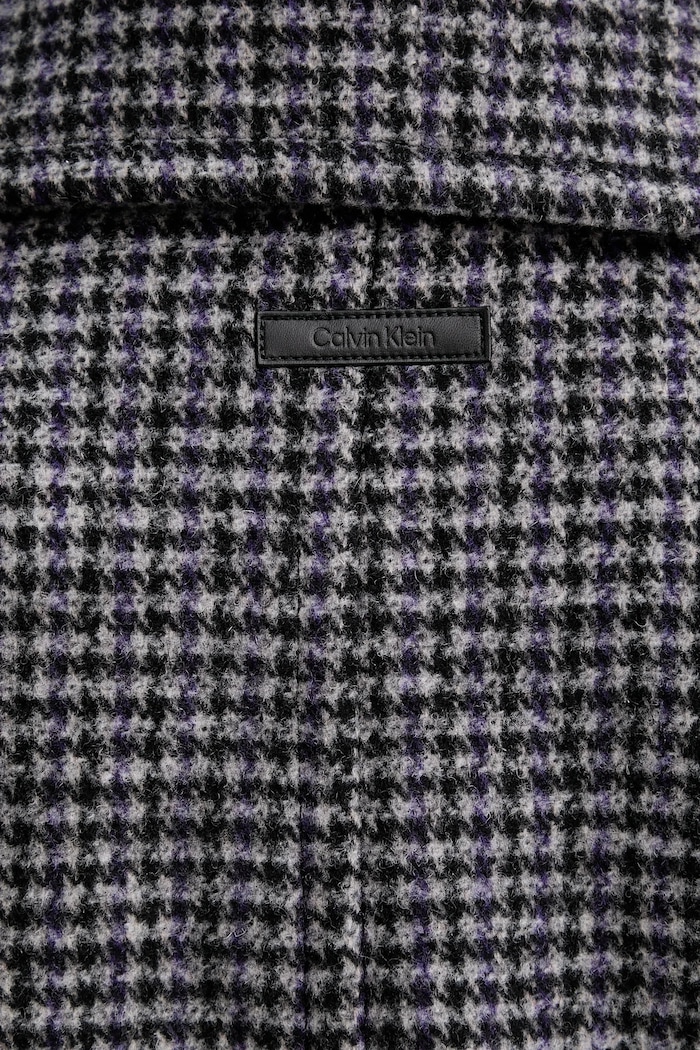 Палто с вълна Calvin Klein LV044D531G сив