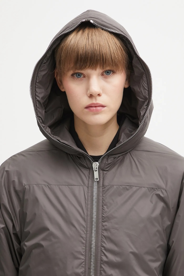 Куртка Rick Owens DRKSHDW Sealed Windbreaker бежевий DS02E7923.NP