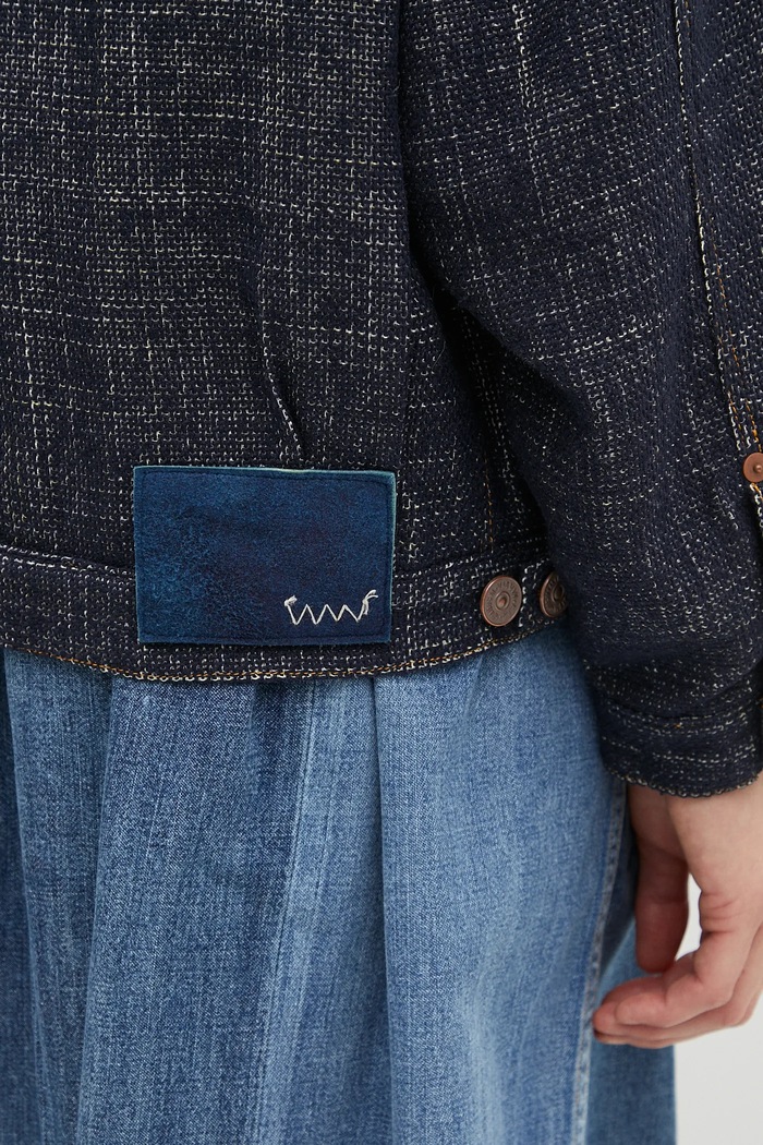 Visvim silk jacket 101x jkt 325105013001 navy