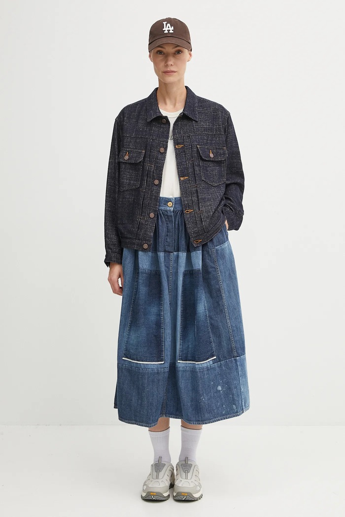 Visvim geacă de mătase 101x jkt 325105013001