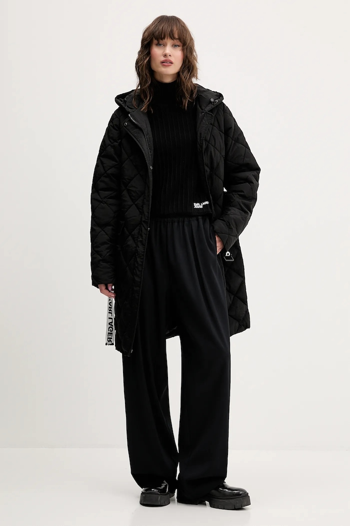 Bunda Karl Lagerfeld Jeans A4W15054 čierna AW25