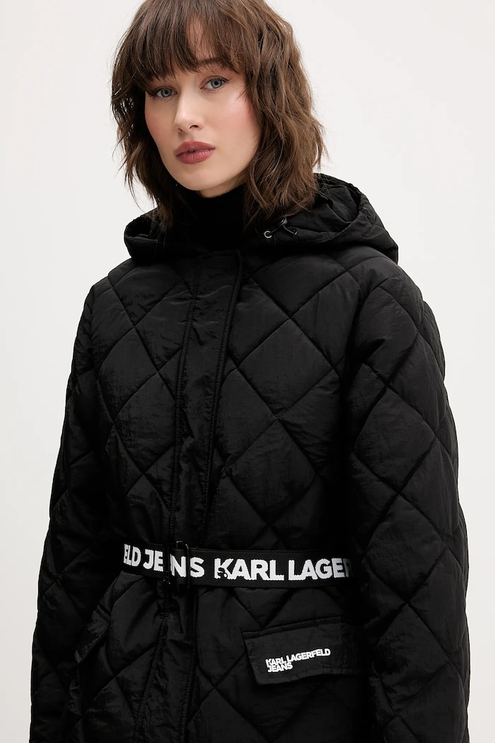 Bunda Karl Lagerfeld Jeans čierna A4W15054