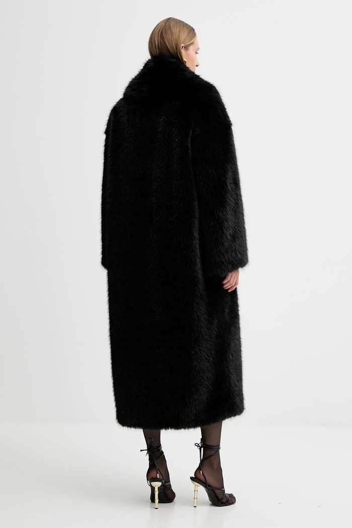 Îmbrăcăminte Elisabetta Franchi Palton CP69A58E2 negru