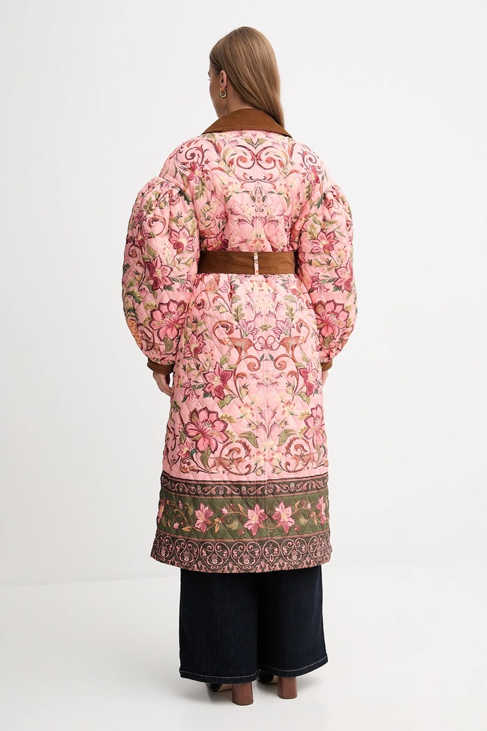 Oblačila Plašč Barbour x Farm Rio LQU1870 roza