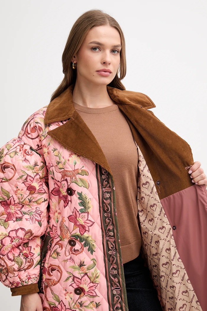 Plašč Barbour x Farm Rio LQU1870