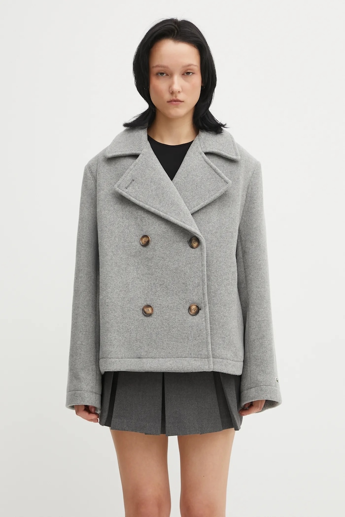 Lacoste coat with wool without gray BF5309