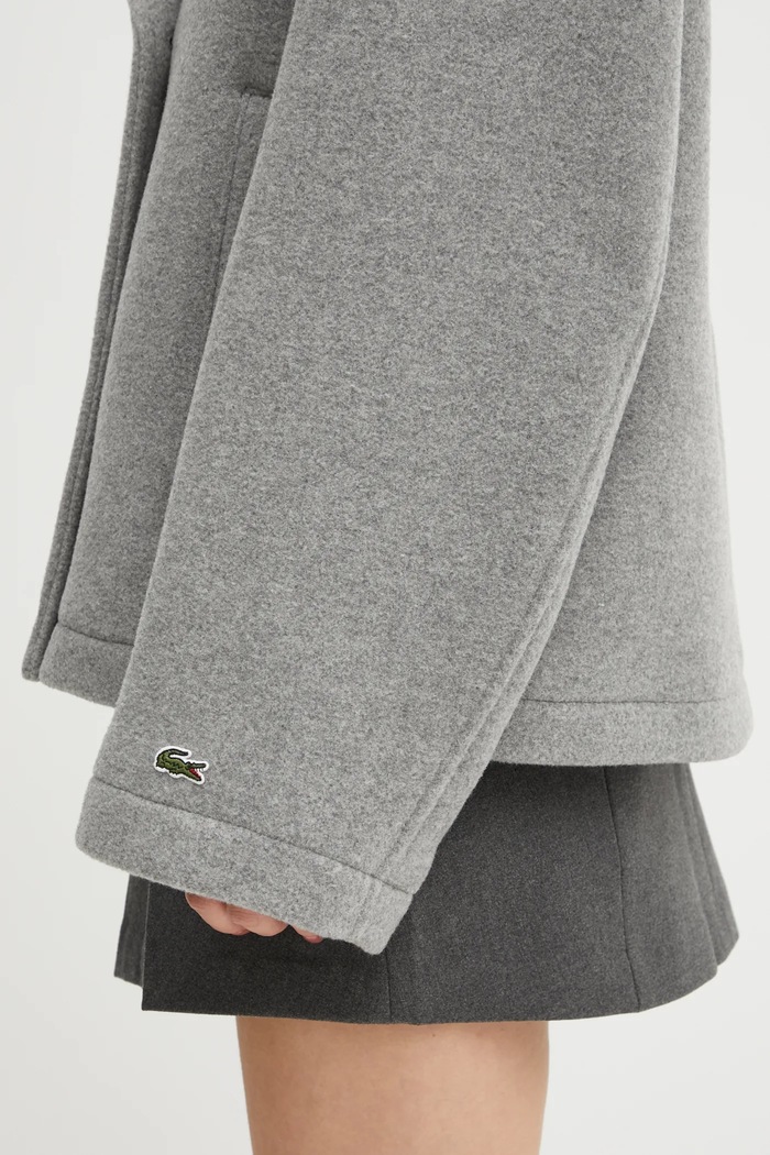 Lacoste coat with wool gray BF5309