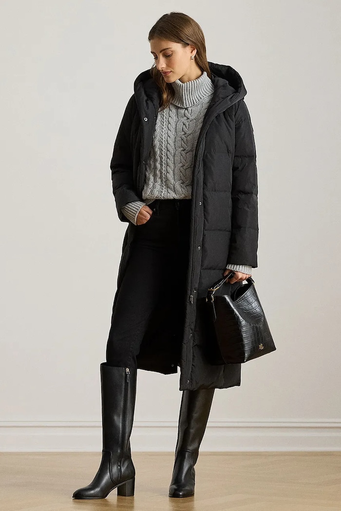 Lauren Ralph Lauren Rövid kabát fekete 297P04090