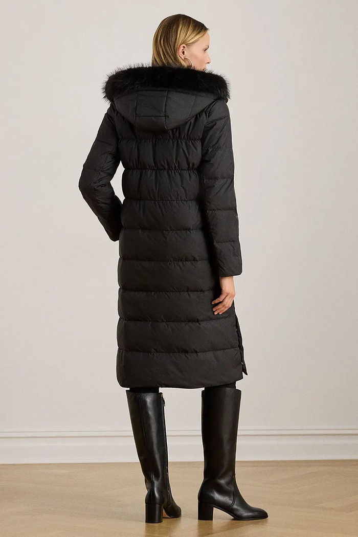 Lauren Ralph Lauren kurtka puchowa 297P04097 czarny AW25